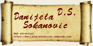 Danijela Sokanović vizit kartica